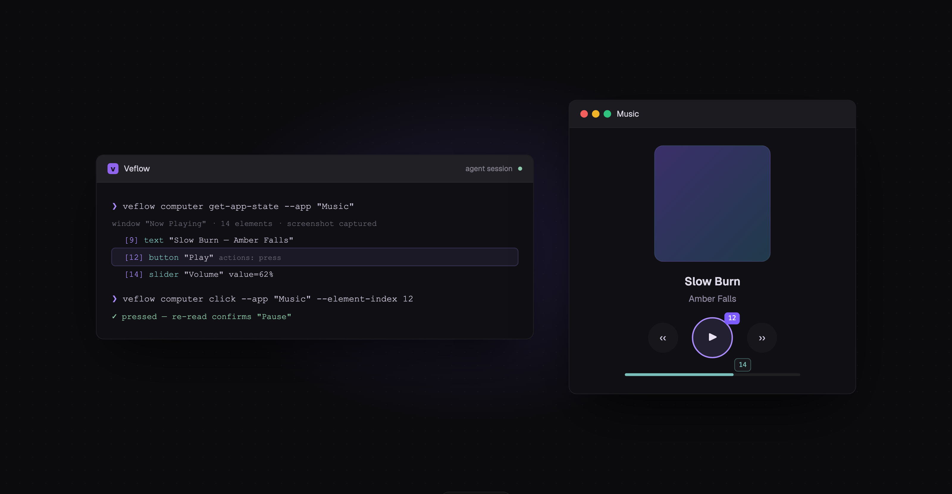 Let coding agents use macOS apps with Veflow Computer